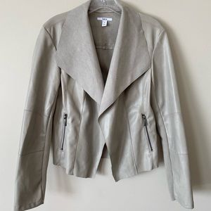 Pleather & Suede Jacket